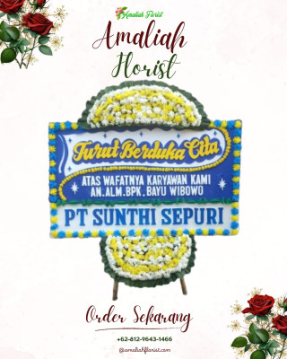 Papan Bunga Duka di Baranangsiang
