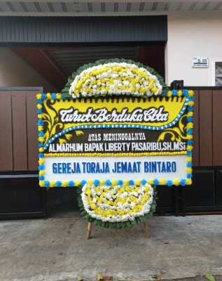 Papan Bunga Duka di Baranangsiang