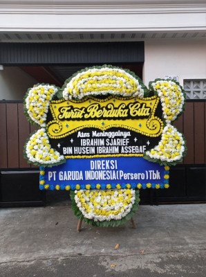 Papan Bunga Duka di Baranangsiang