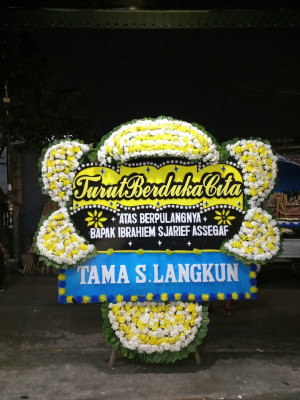 Papan Bunga Duka di Baranangsiang