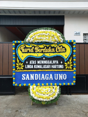 Papan Bunga Duka di Baranangsiang